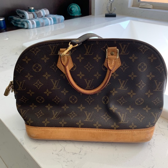 Louis Vuitton Alma Satchel Shoulder Bag